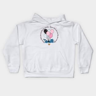 if you think you can fly, you can fly Kids Hoodie